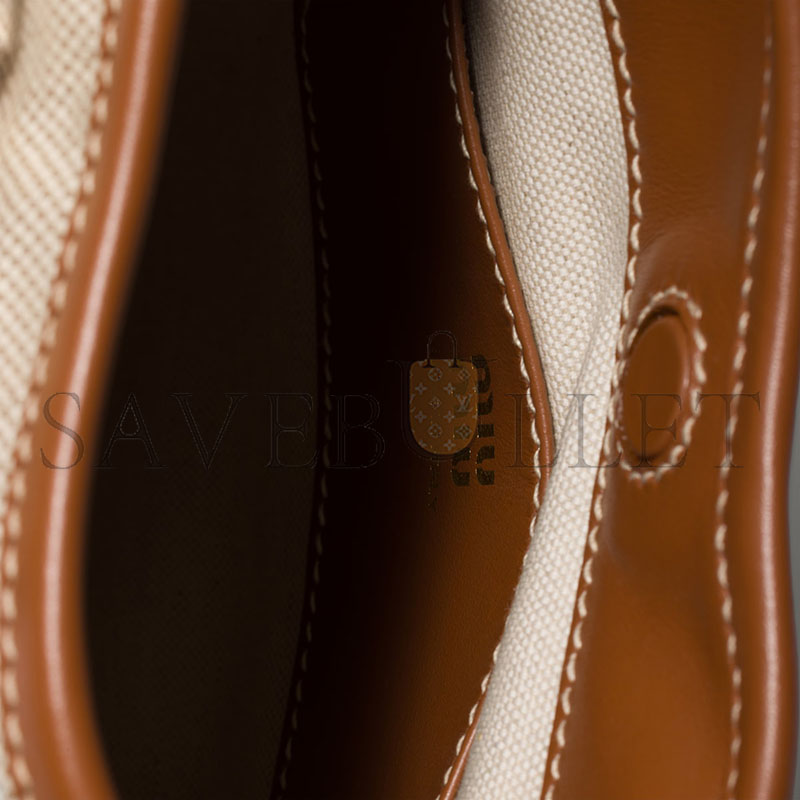 MIU MIU CANVAS AND LEATHER POUCH 5NR461 (19*17*4.5cm) MIU MIU CANVAS AND LEATHER POUCH 5NR461 (19*17*4.5cm)